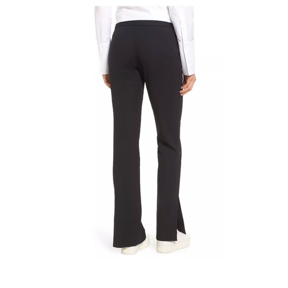NEW‎ Lewit Side Slit Flare Leg Pants Black SZ 14 - Picture 2 of 8